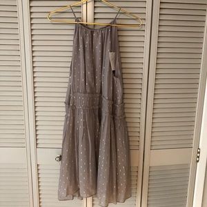 NWT Joie Althia Metallic Print Sleeveless Dress